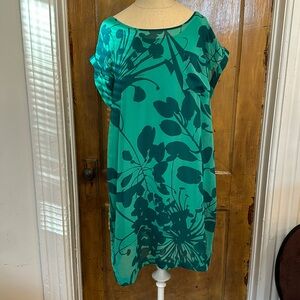 Old Navy size L green shirt dress